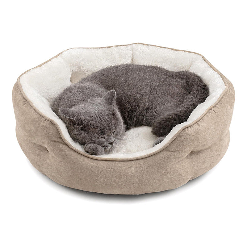 23d9cc8f7883d6c772507518d543f128Pet Dog Cat Bed Mats Cat Accessories Soft Round Bed Sofae
