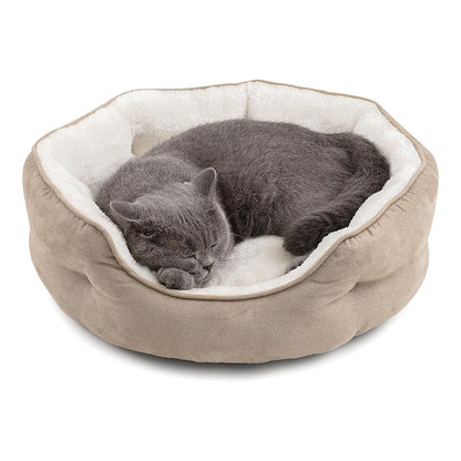23d9cc8f7883d6c772507518d543f128Pet Dog Cat Bed Mats Cat Accessories Soft Round Bed Sofae