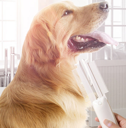 6da5010d0a3385fd189f94c47558339bPet Groomer Pet Hair Removal Brush Cat Grooming Brush Dog