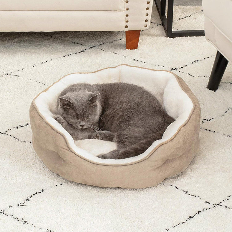 ea217d567246581092fdf5b7f1562b8bPet Dog Cat Bed Mats Cat Accessories Soft Round Bed Sofae