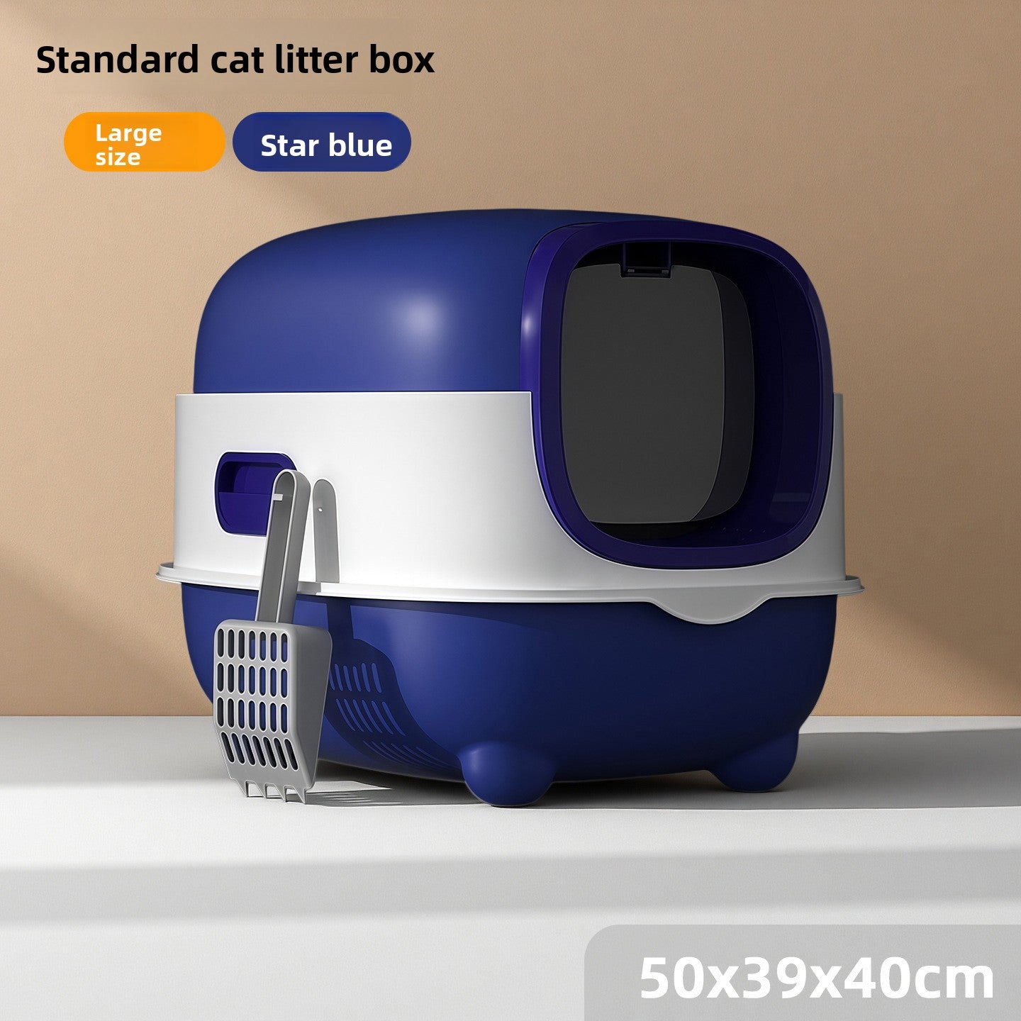 Enclosed Cat Litter Box with UV Sterilization and Odor Control