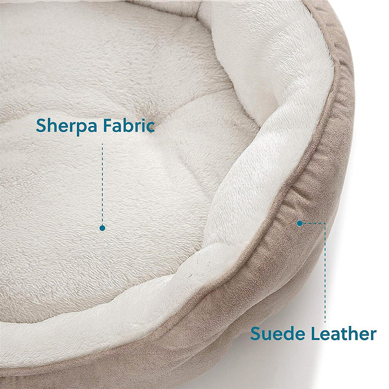 9188615df5442b7054c30327e35eca7ePet Dog Cat Bed Mats Cat Accessories Soft Round Bed Sofae