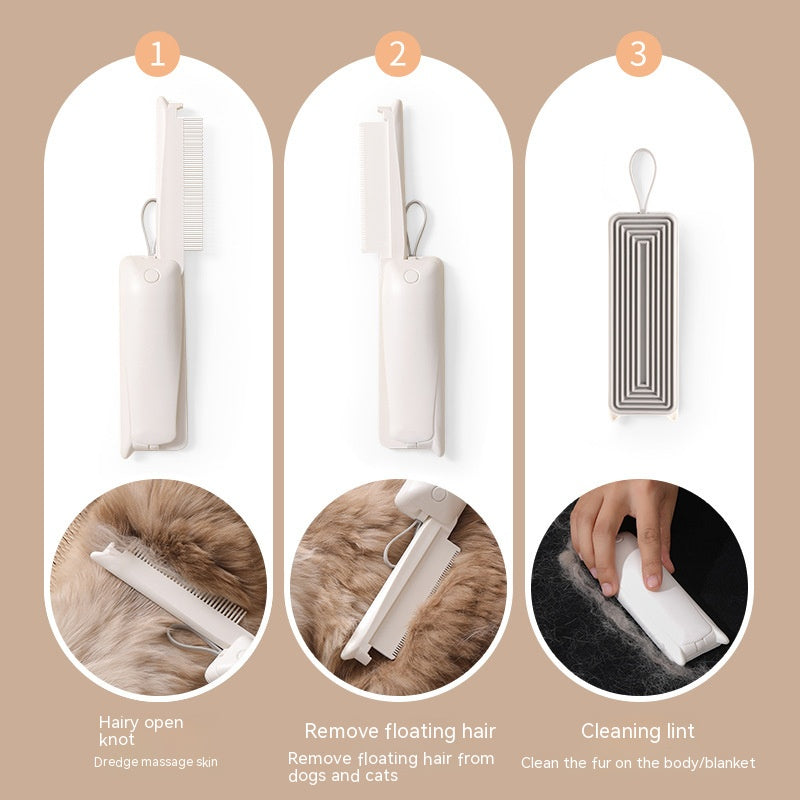 2c3365beb8e007bbca248ac052e215ebPet Groomer Pet Hair Removal Brush Cat Grooming Brush Dog