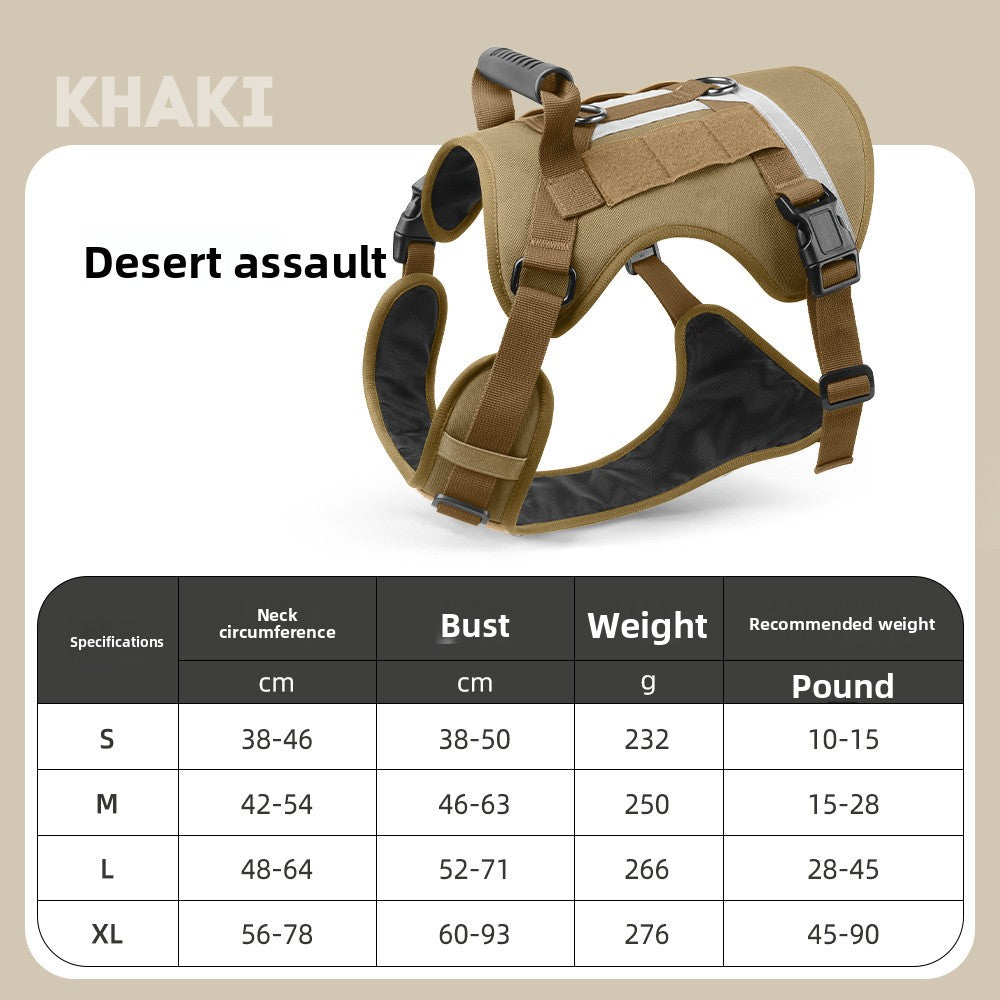 Tactical Reflective Dog Harness