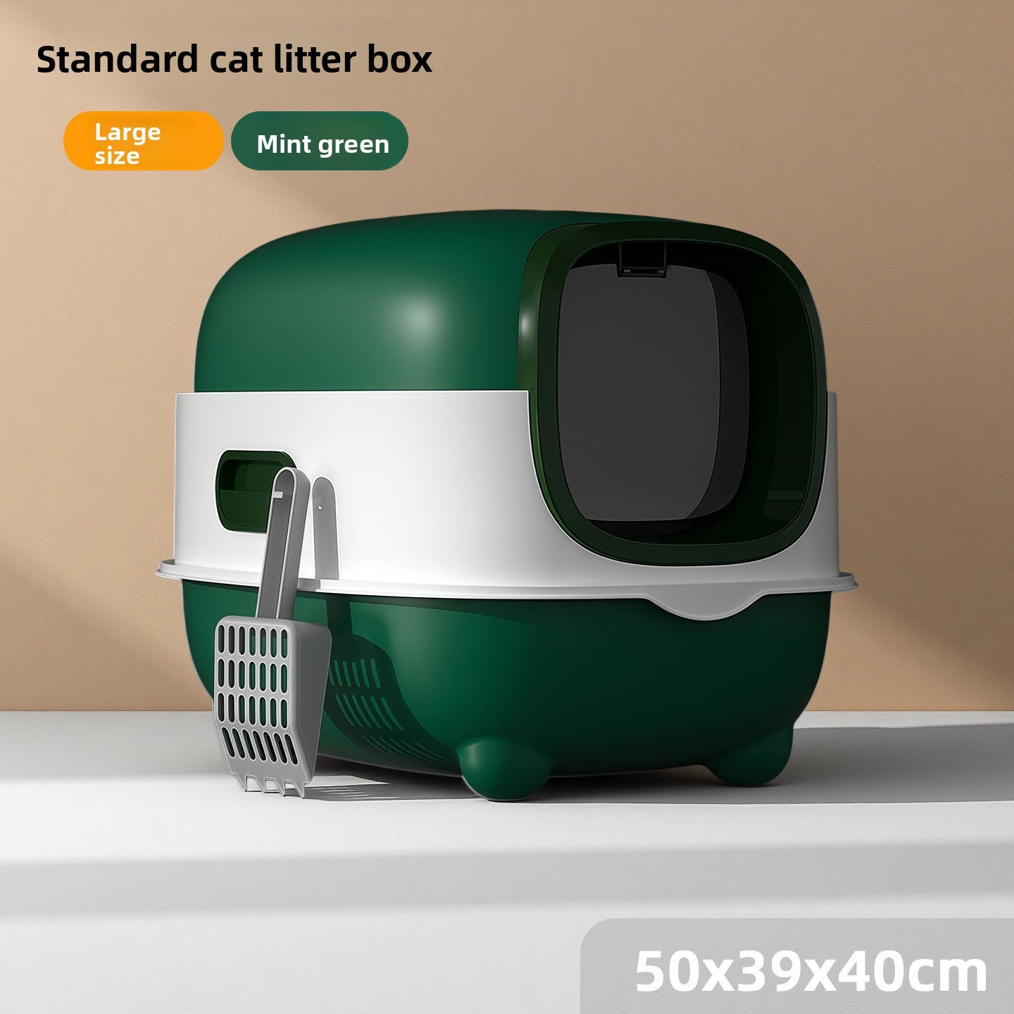 Enclosed Cat Litter Box with UV Sterilization and Odor Control