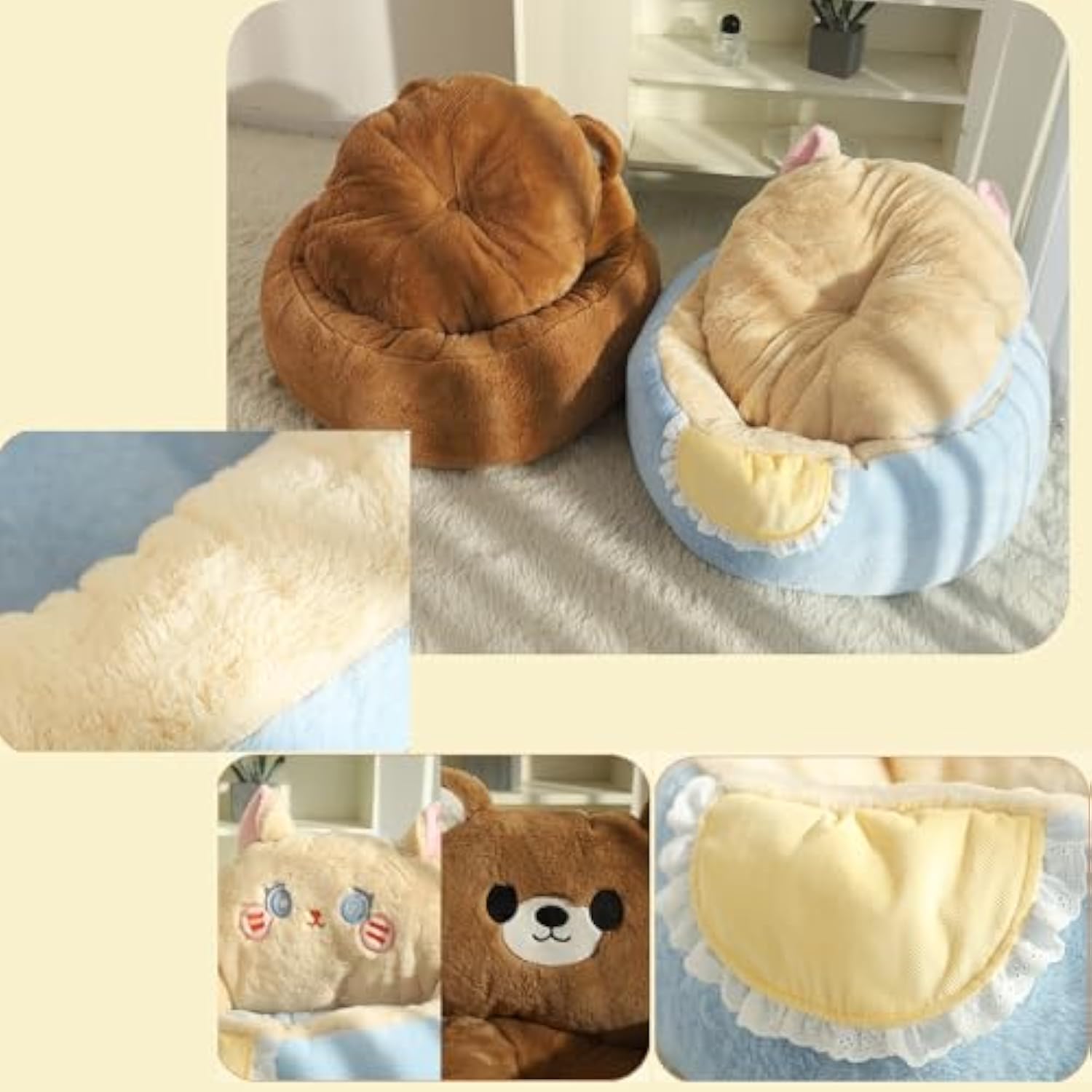 56e4e52ed5a189691c8e3b3deb006799Cute Cat Bed For Indoor Cute Cat Dog Bed Tent With Removable Washable