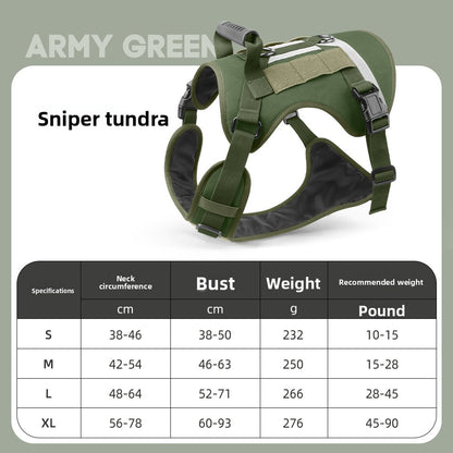Tactical Reflective Dog Harness